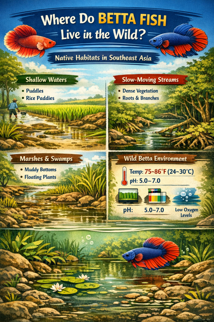 Where Do Betta Fish Live in the Wild